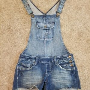 Size M Denim Short Overalls